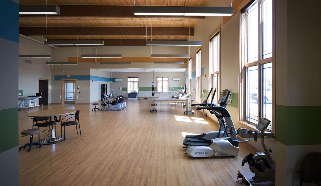 Haven Drive rehabilitation gym with gym equipment